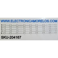 KIT DE LED'S PARA TV LG ( 5 PIEZAS ) / NUMERO DE PARTE EAV66666666 / SSC_Y19.5_TRIDENT_65UM73_S / SSC_Y19.5_TRIDENT_65UM73_REV00_190823 / PANEL NC650DQE- VSHP1 / DISPLAY ST6451D02-C / MODELO 65UN7300PUC / 65UN7300PUC.BWMMLKR